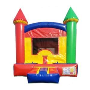 Multicolor Castle Bounce House Small 9x9