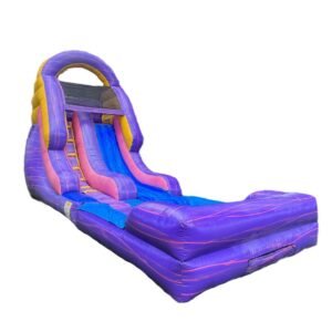 Pink And Purple Water Slides 17ft