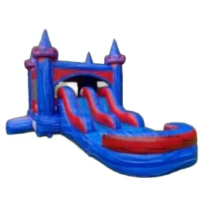 Blue and Red-Marble Combo 26'x16'